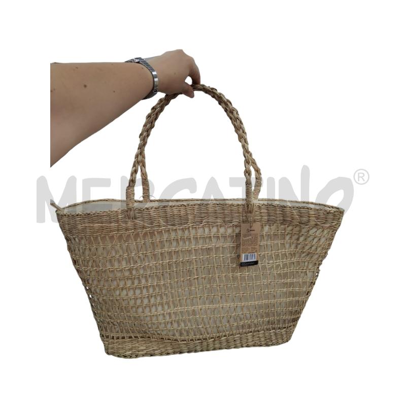 BORSA DONNA PAGLIA GRANDE | Mercatino dell'Usato Leini' 1