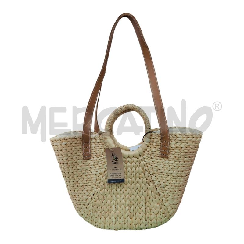 BORSA DONNA PAGLIA PICCOLA | Mercatino dell'Usato Leini' 1