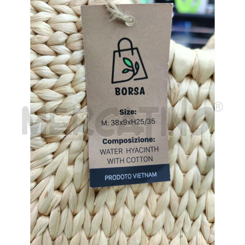BORSA DONNA PAGLIA PICCOLA | Mercatino dell'Usato Leini' 2