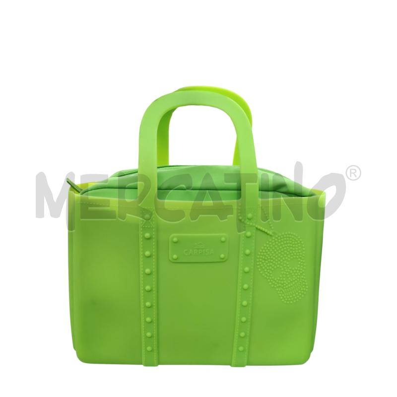 BORSA DONNA SPIAGGIA VERDE CARPISA | Mercatino dell'Usato Leini' 1