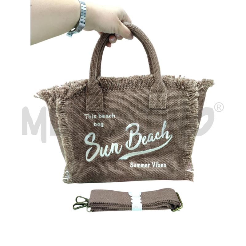 BORSA DONNA SUN BEACH MARRONE CON TRACOLLA | Mercatino dell'Usato Leini' 1