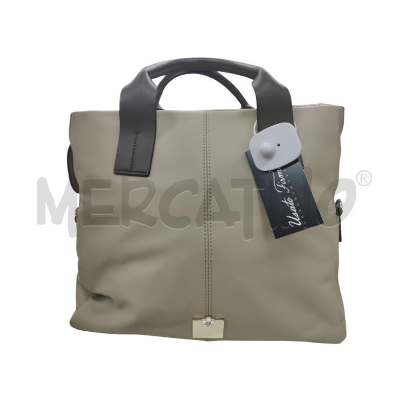 BORSA DONNA  THUN   TOTE BAG BEIGE  CON  FIORE | Mercatino dell'Usato Leini' 1