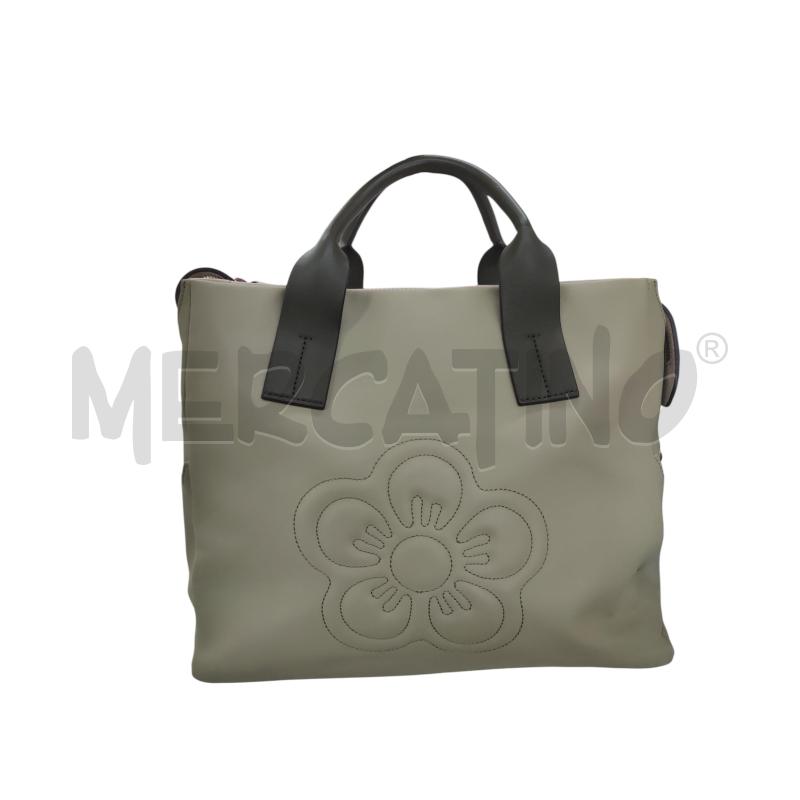 BORSA DONNA  THUN   TOTE BAG BEIGE  CON  FIORE | Mercatino dell'Usato Leini' 2