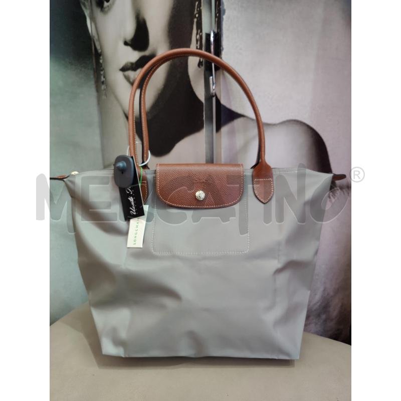 BORSA LONGCHAMP LE PLIAGE ORIGINALE COLORE GRIGIO  | Mercatino dell'Usato Leini' 2