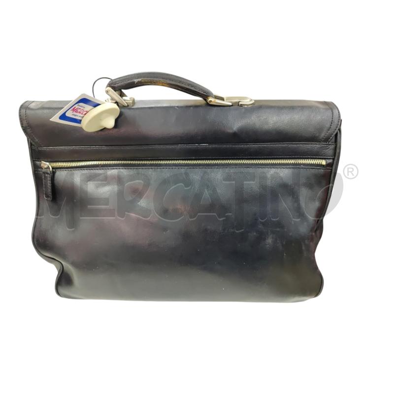 BORSA UOMO VERA PELLE ZIPPO NERA | Mercatino dell'Usato Leini' 2