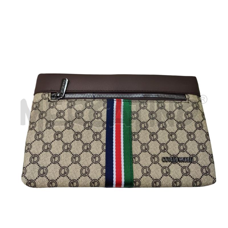 BORSELLO UOMO  COVERI WORLD MARRONE | Mercatino dell'Usato Leini' 1