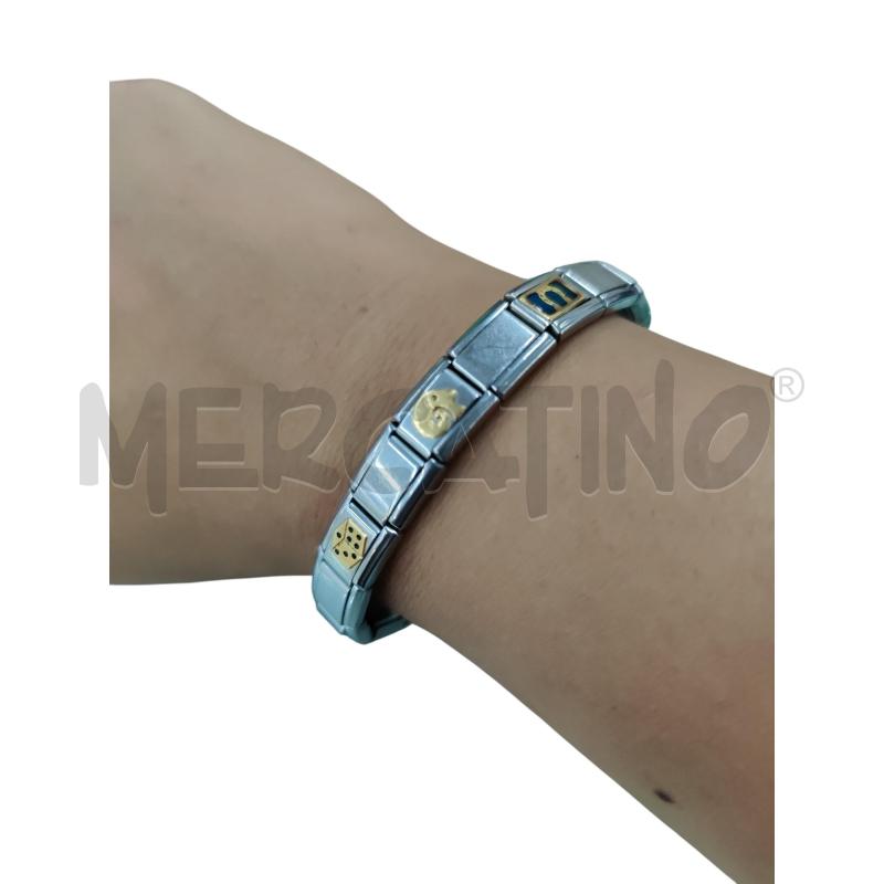 BRACCIALE ACCIAIO ORO  | Mercatino dell'Usato Leini' 1
