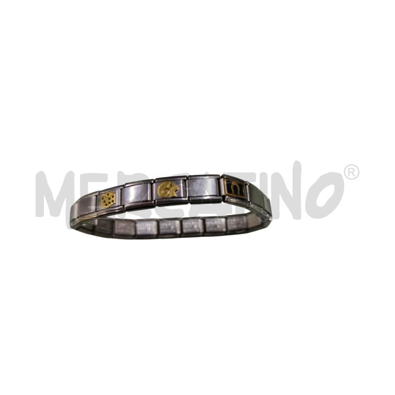 BRACCIALE ACCIAIO ORO  | Mercatino dell'Usato Leini' 3