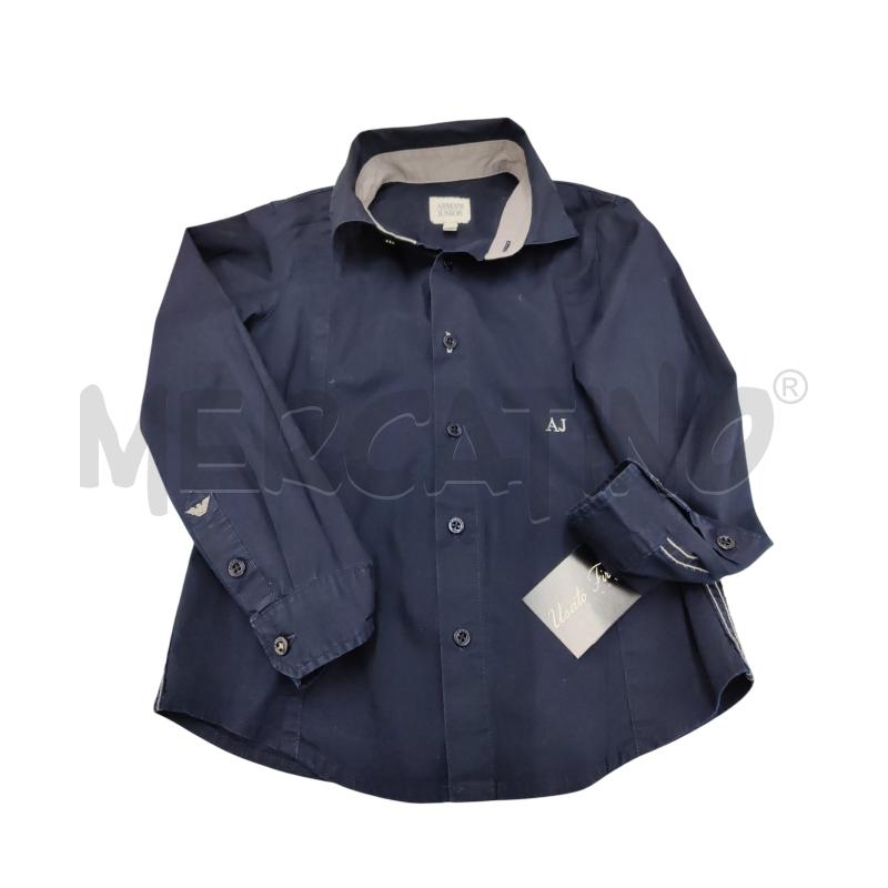 CAMICIA BAMBINO ARMANI JUNIOR BLU | Mercatino dell'Usato Leini' 1