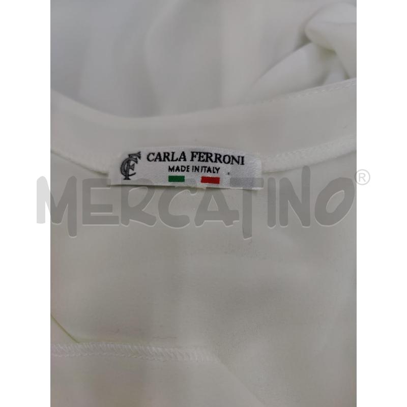 CAMICIA DONNA CARLA FERRONI BIANCA  | Mercatino dell'Usato Leini' 2