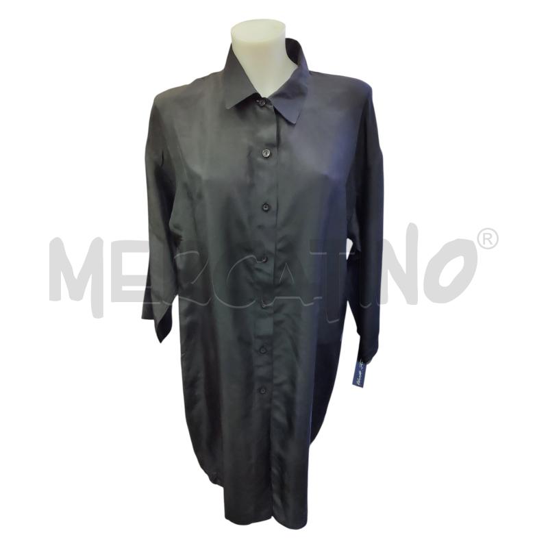CAMICIA DONNA K PER KOAN NERA SETA | Mercatino dell'Usato Leini' 1