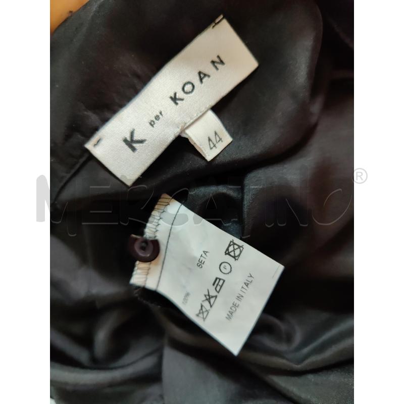 CAMICIA DONNA K PER KOAN NERA SETA | Mercatino dell'Usato Leini' 2