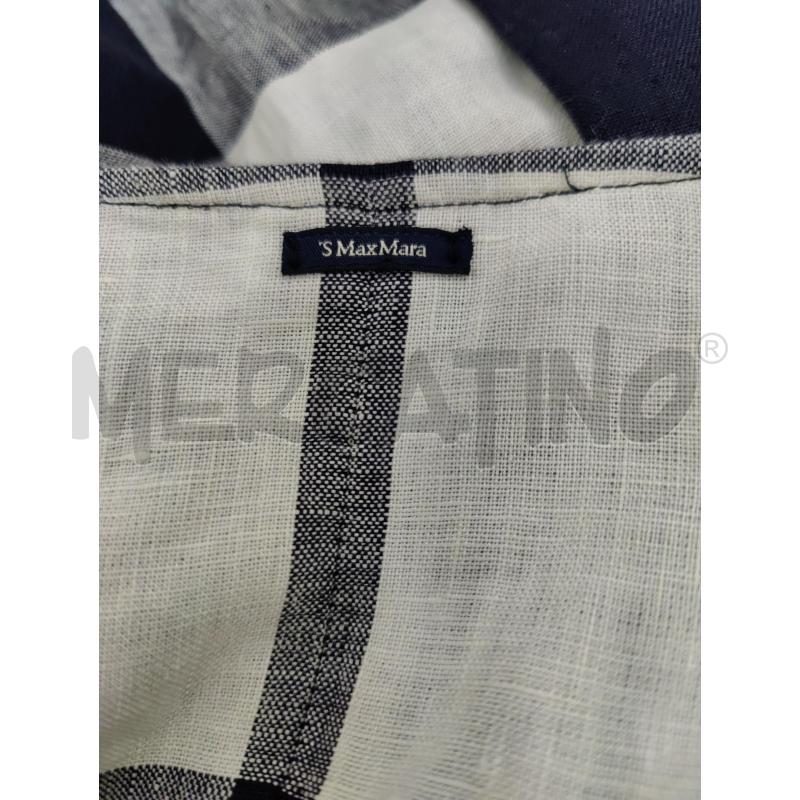 CAMICIA DONNA MAX MARA QUADRI MISTO LINO COTONE | Mercatino dell'Usato Leini' 2