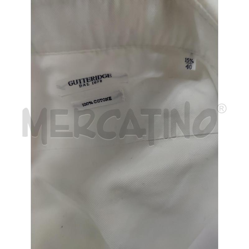 CAMICIA UOMO GUTTERIDGE BIANCA COLLO 40 | Mercatino dell'Usato Leini' 2