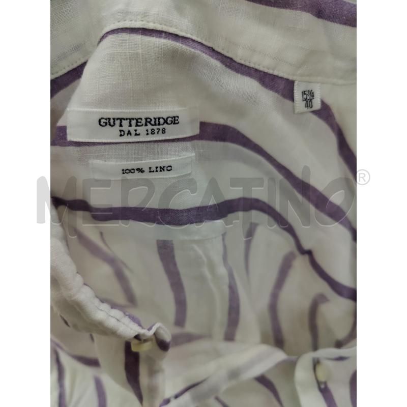 CAMICIA UOMO GUTTERIDGE COLLO 40 LINO 100% | Mercatino dell'Usato Leini' 2