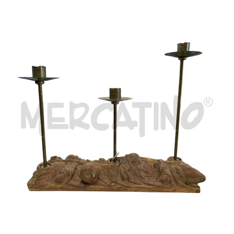 CANDELABRO 3 BRACCI | Mercatino dell'Usato Leini' 1