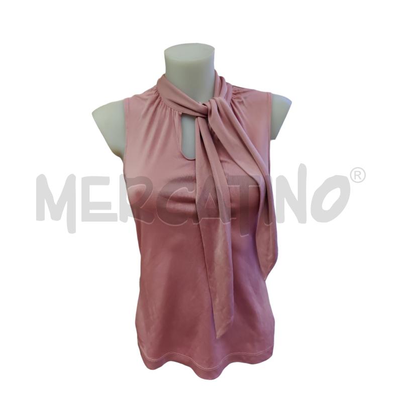 CANOTTA DONNA BANANA REPUBLIC IN SETA ROSA | Mercatino dell'Usato Leini' 1