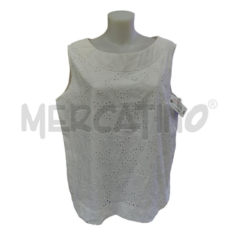 CANOTTA DONNA DOPPIO SENSO COTONE  | Mercatino dell'Usato Leini' 1