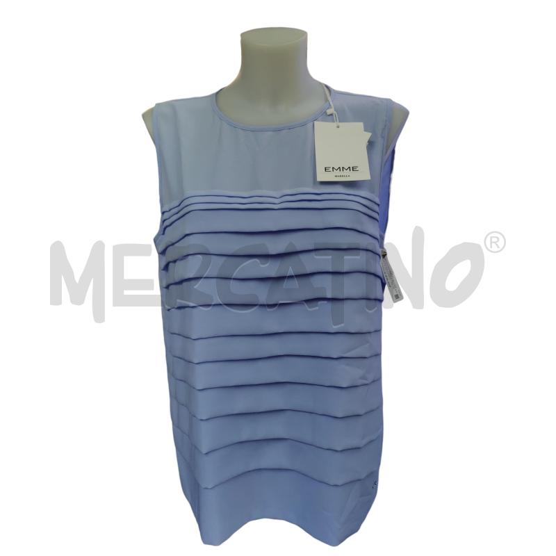 CANOTTA DONNA EMME MARELLA AZZURRO  | Mercatino dell'Usato Leini' 1