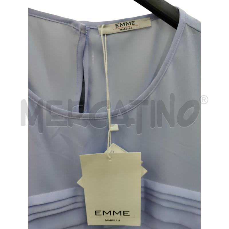 CANOTTA DONNA EMME MARELLA AZZURRO  | Mercatino dell'Usato Leini' 2