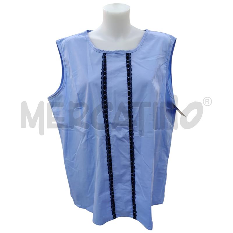 CANOTTA DONNA LIZALU AZZURRA  | Mercatino dell'Usato Leini' 1