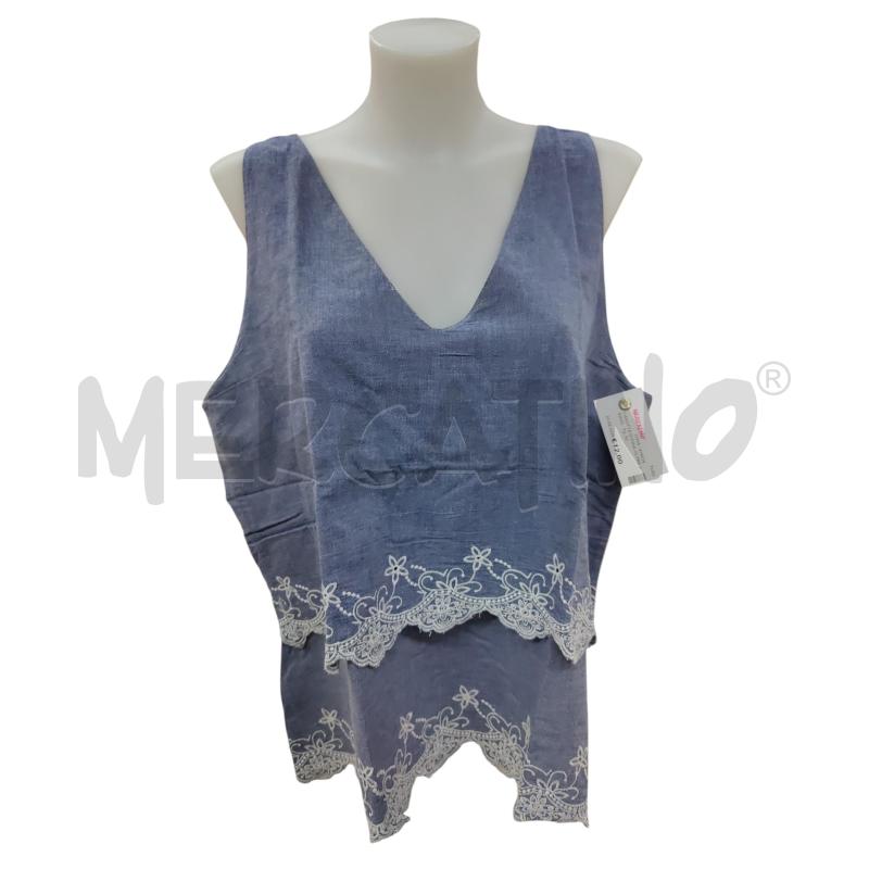 CANOTTA DONNA OLTRE JEANS  | Mercatino dell'Usato Leini' 1