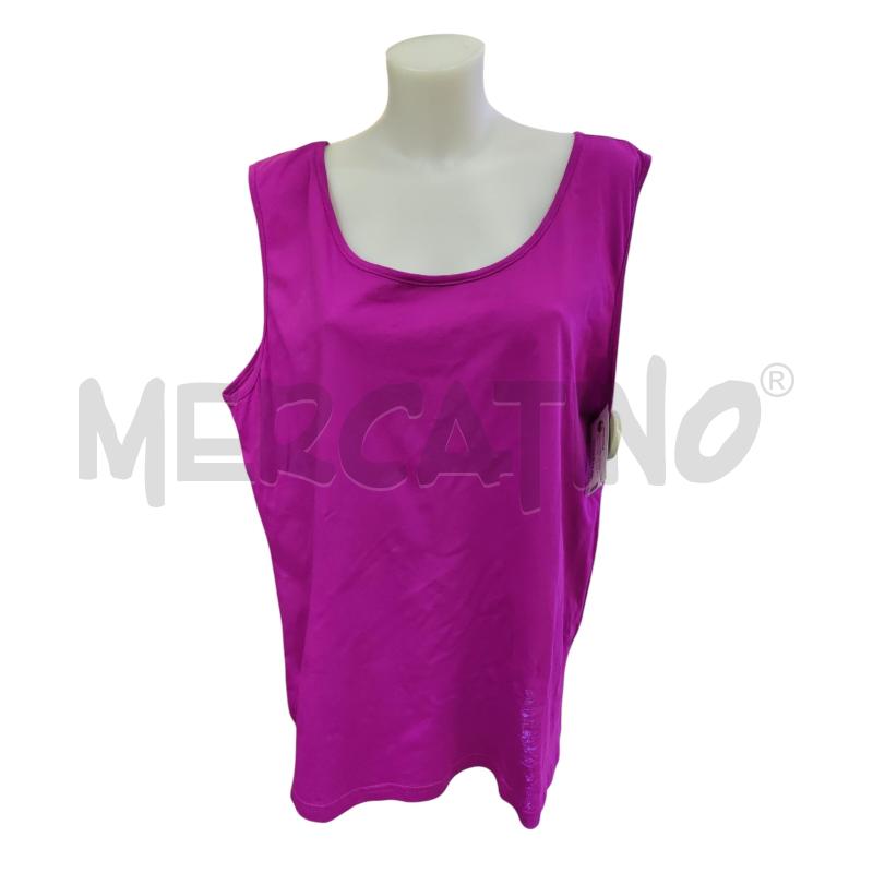 CANOTTA DONNA VIOLA 100%COTONE  | Mercatino dell'Usato Leini' 1