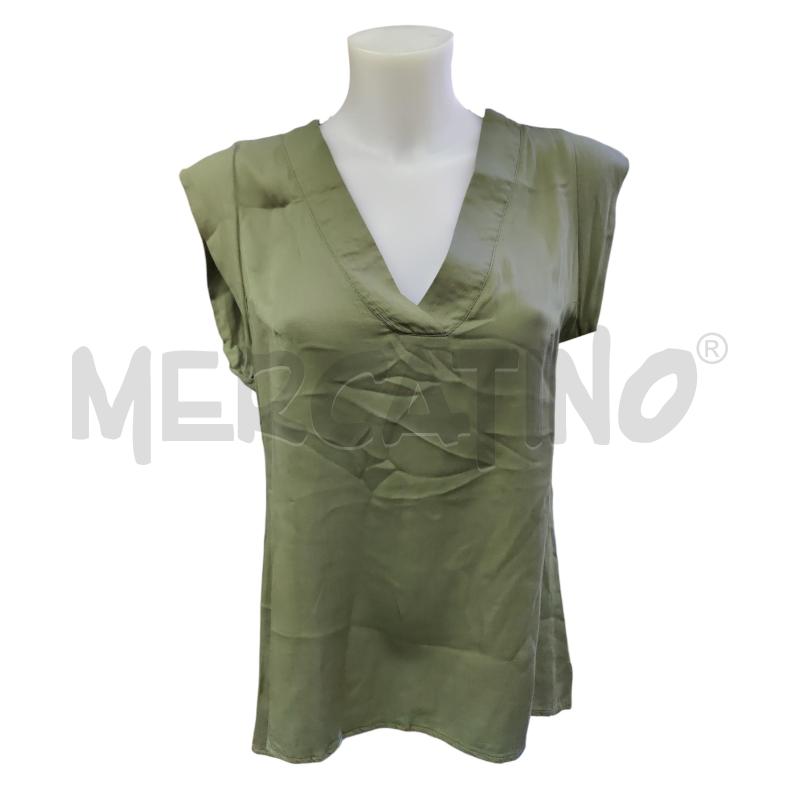 CANOTTA DONNA YAMAMAY VERDE  | Mercatino dell'Usato Leini' 1