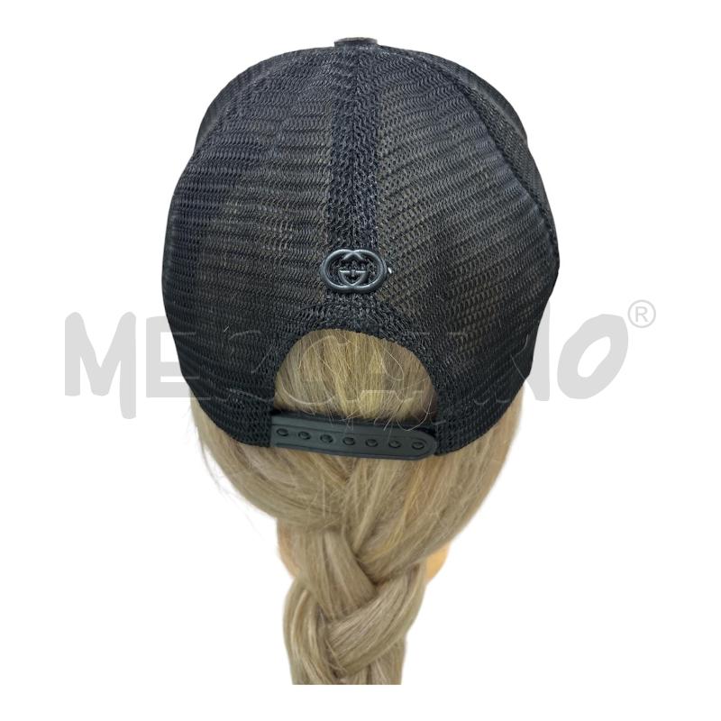 CAPPELLINO GUCCI GG NERO IN TESSUTO TECNICO | Mercatino dell'Usato Leini' 2