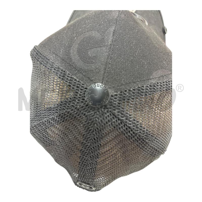 CAPPELLINO GUCCI GG NERO IN TESSUTO TECNICO | Mercatino dell'Usato Leini' 3