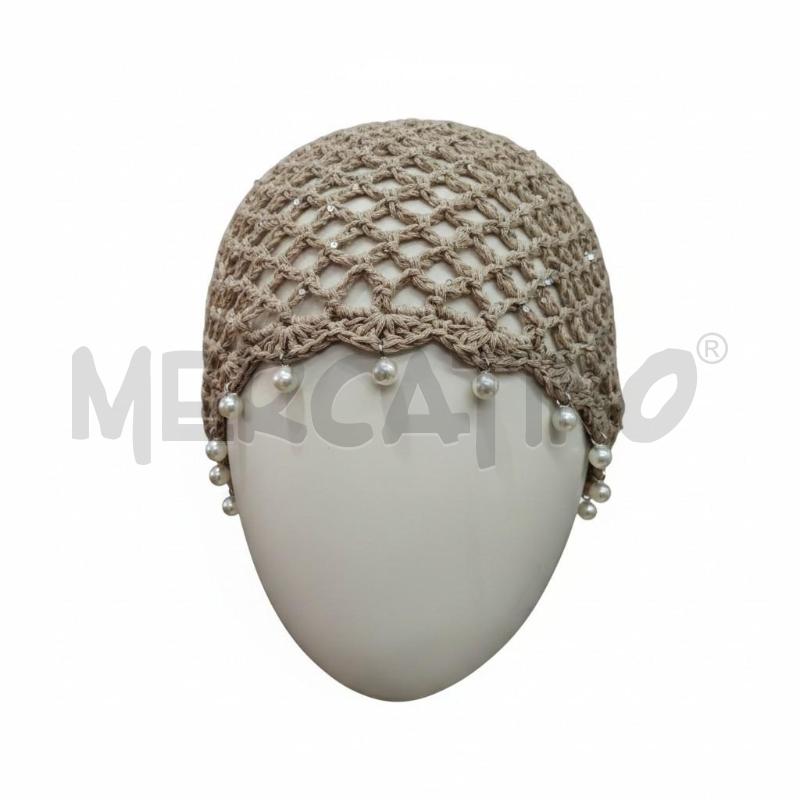 CAPPELLINO UNCINETTO TORTORA  | Mercatino dell'Usato Leini' 1