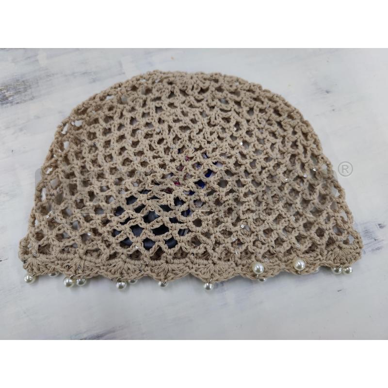 CAPPELLINO UNCINETTO TORTORA  | Mercatino dell'Usato Leini' 2