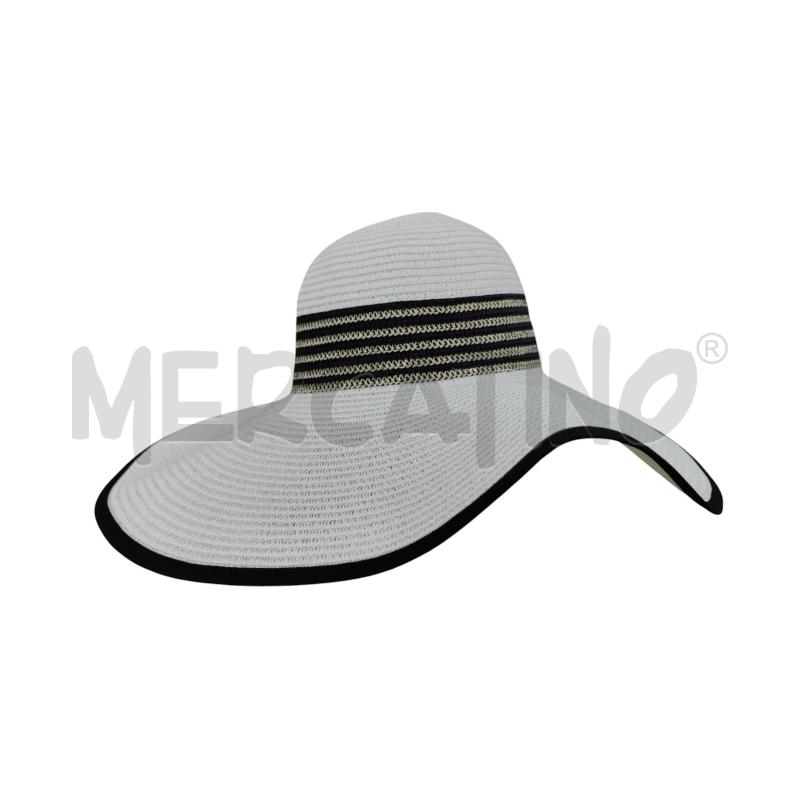 CAPPELLO DONNA PAGLIA BIANCO  | Mercatino dell'Usato Leini' 1