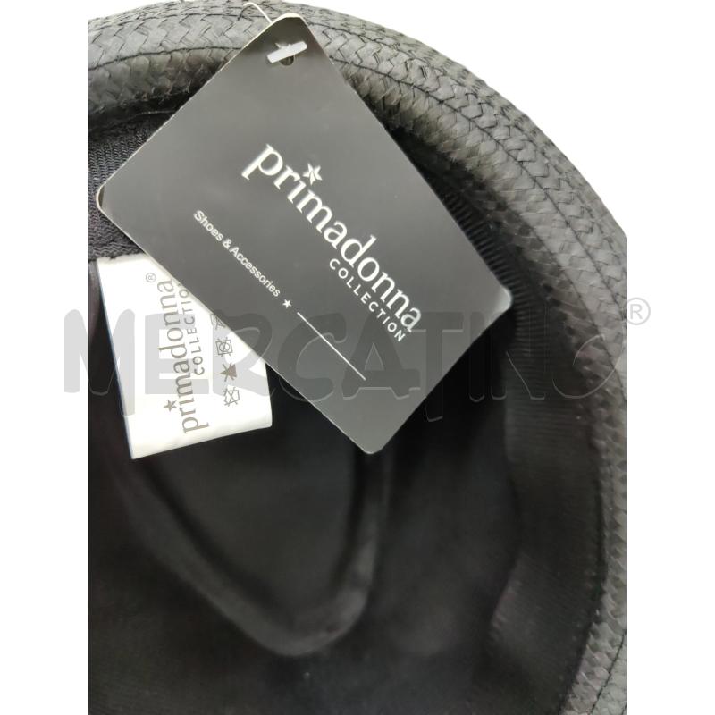 CAPPELLO DONNA PAGLIA PRIMADONNA NERO | Mercatino dell'Usato Leini' 2