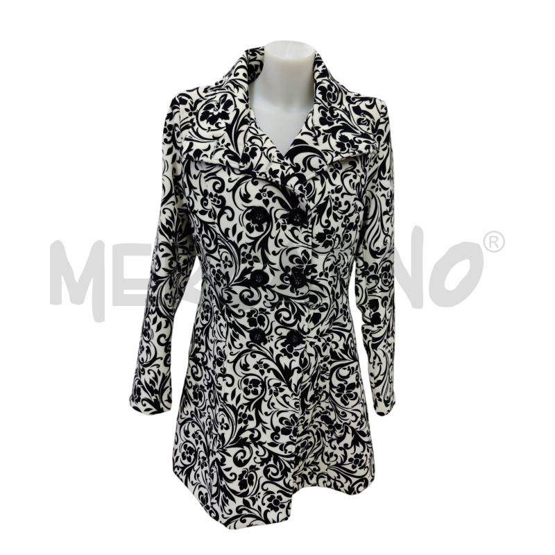CAPPOTTO DONNA MACULATO BIANCO NERO  | Mercatino dell'Usato Leini' 1