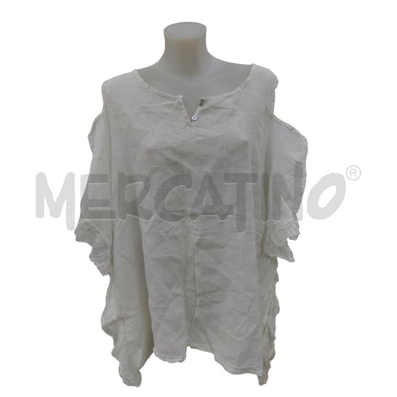 CASACCA DONNA MISTO LINO BIANCA | Mercatino dell'Usato Leini' 1
