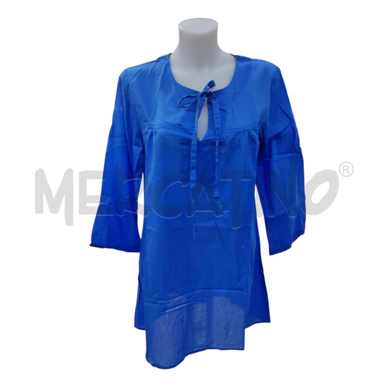 CASACCA DONNA TONALA BLU COTONE | Mercatino dell'Usato Leini' 1