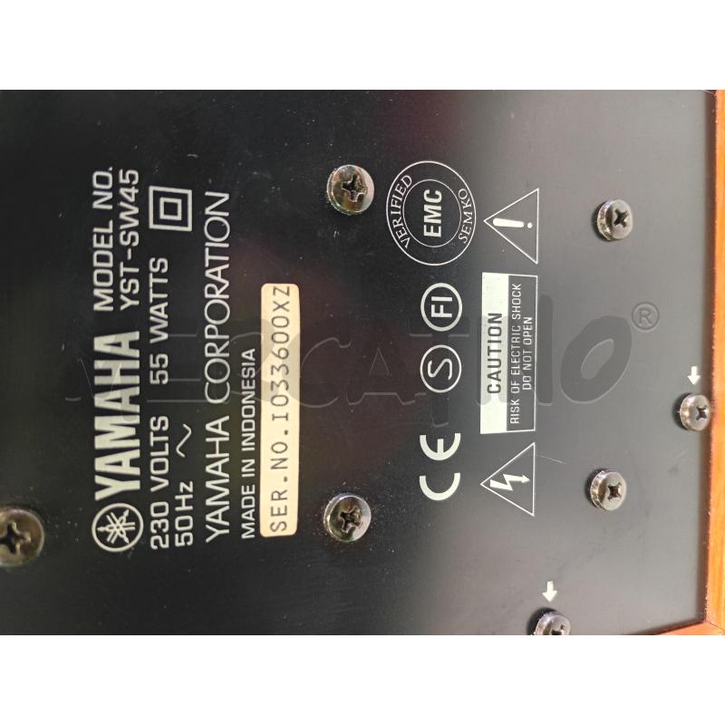 CASSA ATTIVA YAMAHA MOD YST-SW45 55 WATT | Mercatino dell'Usato Leini' 4