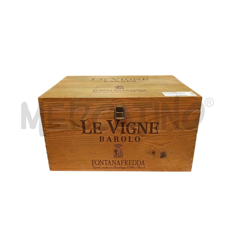 CASSA IN LEGNO LE VIGNE BAROLO FONTAFREDDA | Mercatino dell'Usato Leini' 1