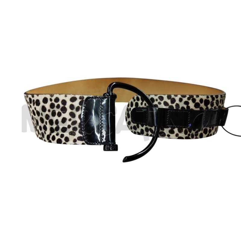 CINTURA DONNA EMPORIO ARMANI IN CAVALLINO ANIMALIER  | Mercatino dell'Usato Leini' 1
