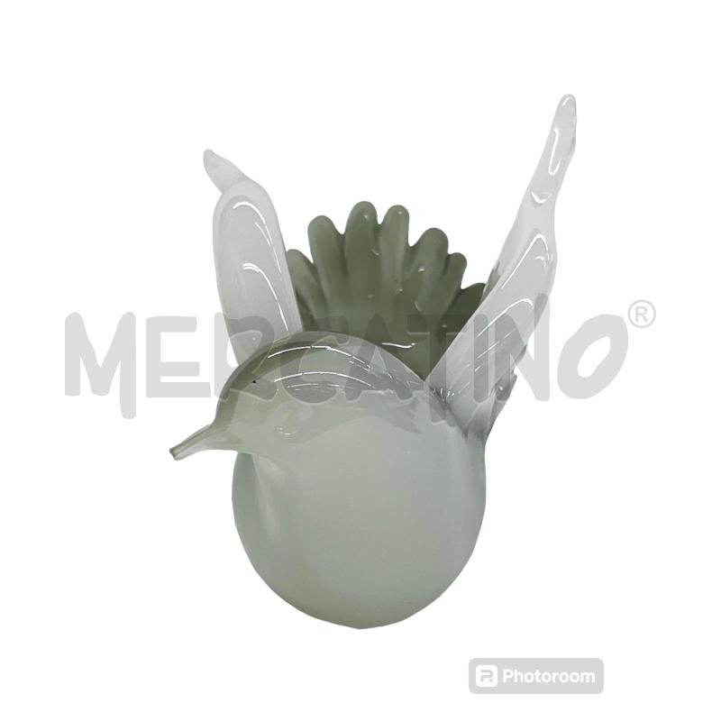 COLOMBA VETRO DI MURANO VETRO ALABASTRO ARCHIMEDE SEGUSO  | Mercatino dell'Usato Leini' 2