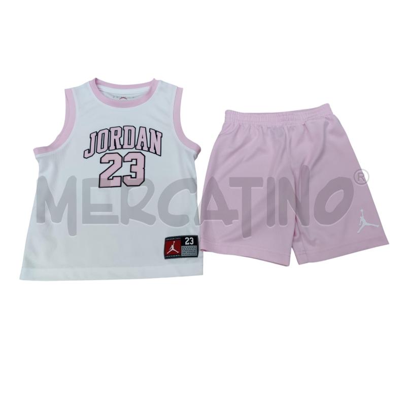 COMPLETO BAMBINA JORDAN ROSA | Mercatino dell'Usato Leini' 1