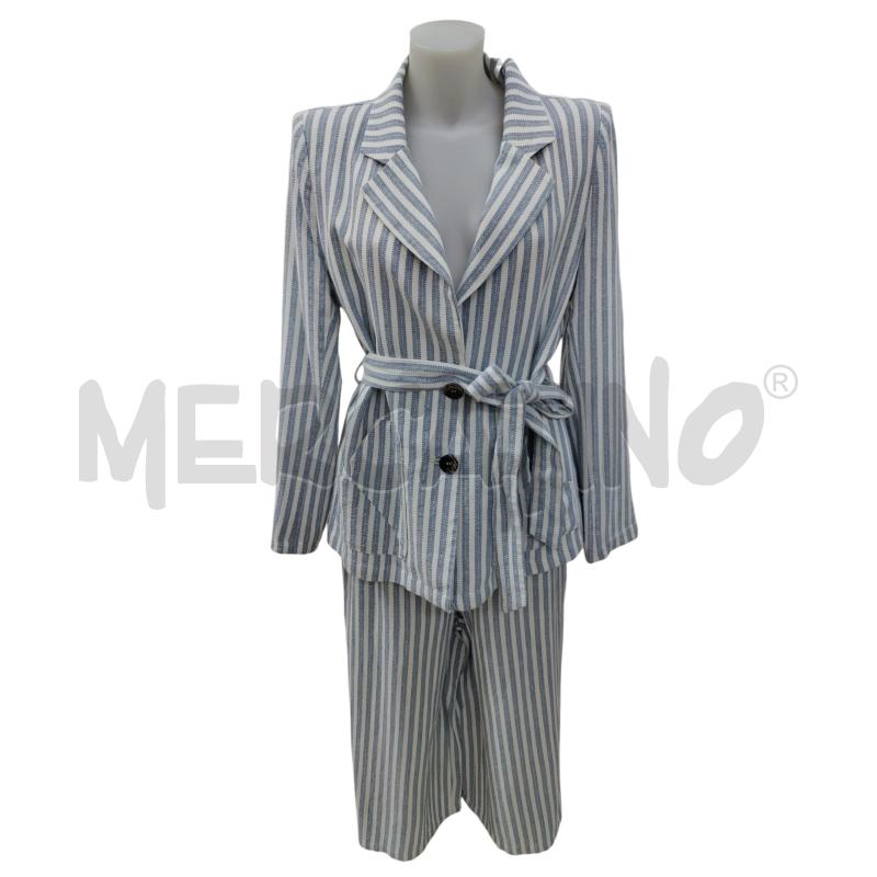 COMPLETO DONNA ATTRAIT LINO VISCOSA GIACCA + PANTALONE | Mercatino dell'Usato Leini' 1