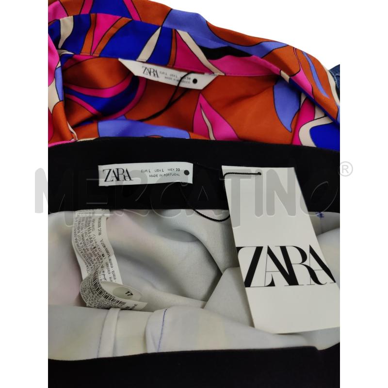 COMPLETO DONNA ZARA CAMICIA + GONNA | Mercatino dell'Usato Leini' 2
