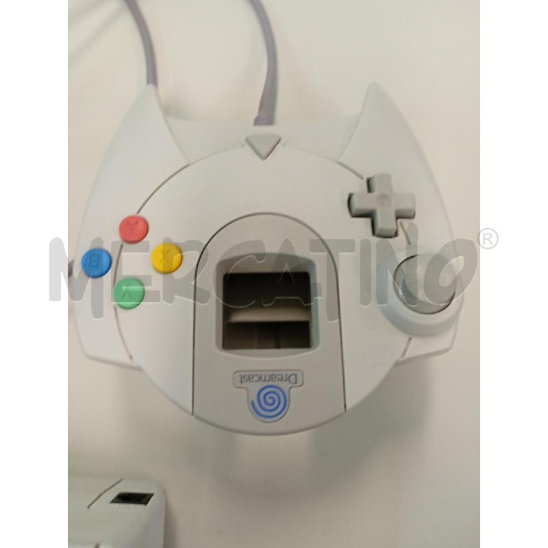 CONSOLLE SEGA DREAMCAST + JOISTICK+ RUMBLEPACK+MEMORY CARD | Mercatino dell'Usato Leini' 3