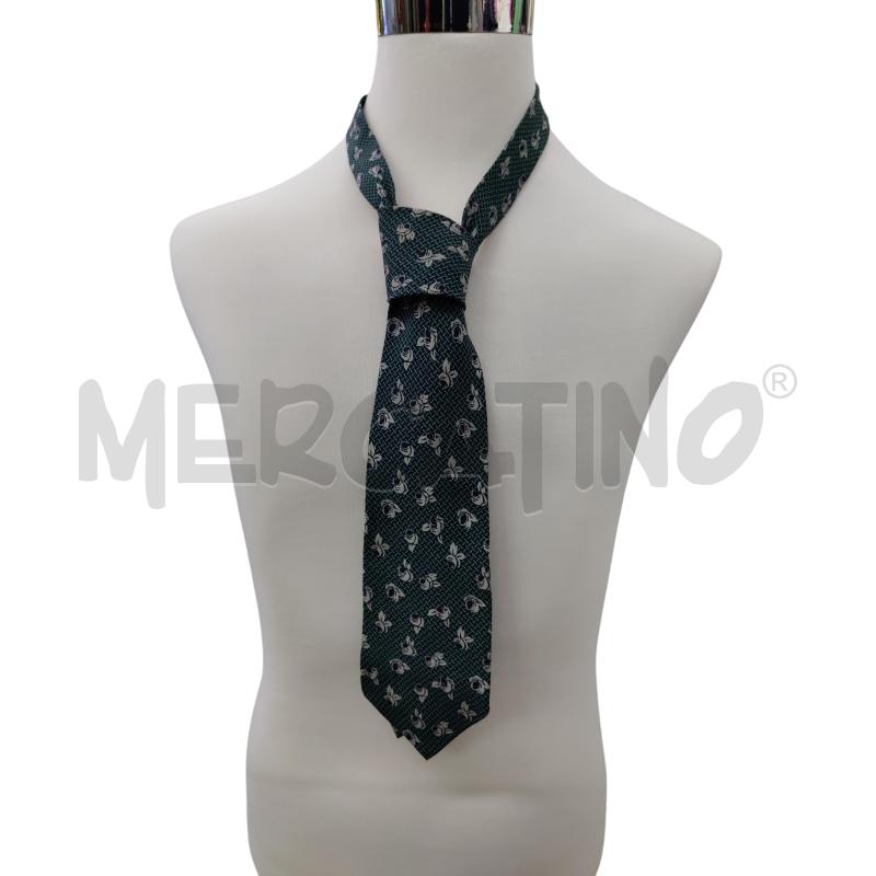 CRAVATTA GIORGIO ARMANI VERDE FANTASIA | Mercatino dell'Usato Leini' 1