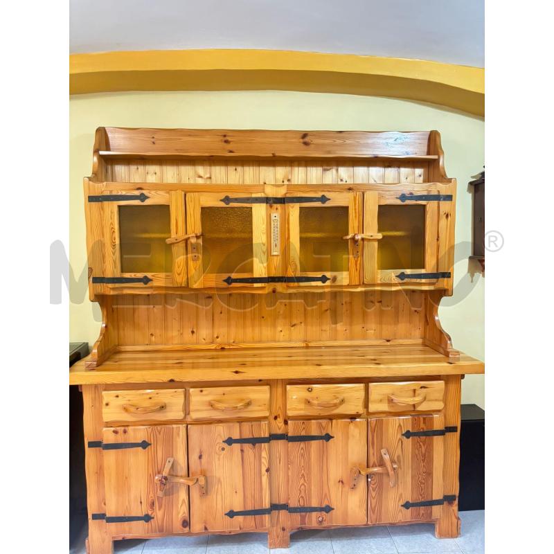 CREDENZA LEGNO IN PINO 200X44X220 H | Mercatino dell'Usato Leini' 1
