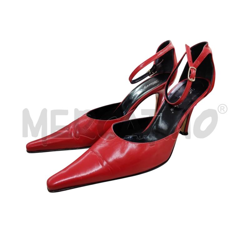 DECOLLETE ROSSE VERO CUOIO | Mercatino dell'Usato Leini' 1