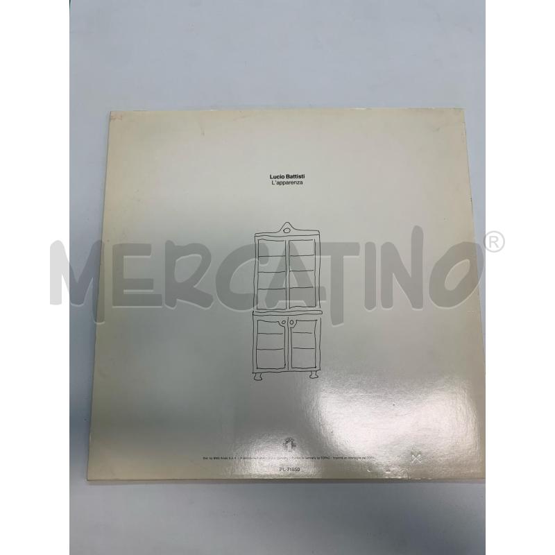 DISCO 33 GIRI LUCIO BATTISTI L'APPARENZA  | Mercatino dell'Usato Leini' 2
