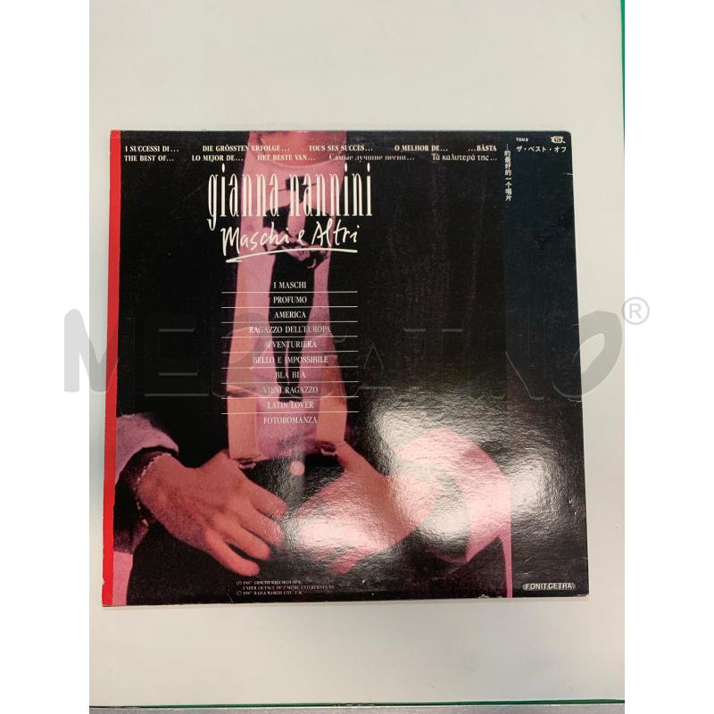 DISCO 33 GIRI  GIANNA NANNINI MASCHI E ALTRI | Mercatino dell'Usato Leini' 2